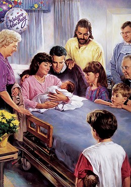 The Miracle Of Birth Studio by Nathan Greene Image is watermarked for copyright protection and is not present on the actual art work.