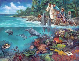 The Lord God Made Them All Studio by Nathan Greene Image is watermarked for copyright protection and is not present on the actual art work.