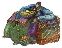 Big Mama's Chair #2 by Charles Bibbs Image is watermarked for copyright protection and is not present on the actual art work.