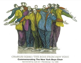 The Boys From New York Special Artist Edition Remarque by Charles Bibbs Image is watermarked for copyright protection and is not present on the actual art work.