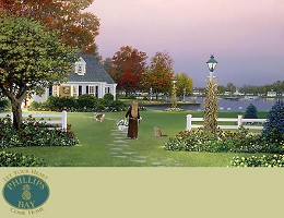 THE TENDER CARES OF AUTUMN by William Phillips Image is watermarked for copyright protection and is not present on the actual art work.