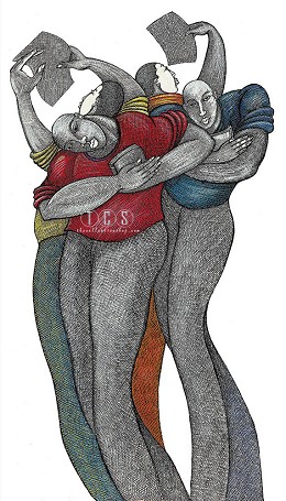 Cherish The Word by Charles Bibbs Image is watermarked for copyright protection and is not present on the actual art work.