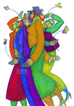 Diversity Giclee Special Edition by Charles Bibbs Image is watermarked for copyright protection and is not present on the actual art work.