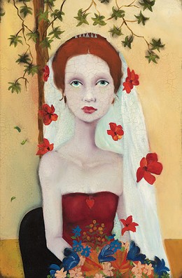 She Wanted Fame Fortune and Flowers Too by Cassandra Barney Image is watermarked for copyright protection and is not present on the actual art work.