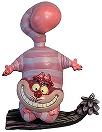 Alice In Wonderland Cheshire Cat Twas Brillig by WDCC Disney Classics Image is watermarked for copyright protection and is not present on the actual art work.
