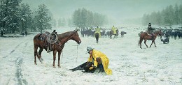 June 9th in the Black Hills P'ard all I remembert' by Bob Coronato Image is watermarked for copyright protection and is not present on the actual art work.