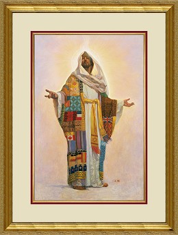 Coat Of Many Colors Limited Edition Framed by Master Peace Collection Image is watermarked for copyright protection and is not present on the actual art work.