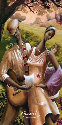 The Dance (from The Love Trilogy Series) by John Holyfield Image is watermarked for copyright protection and is not present on the actual art work.