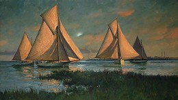 Between the Sun and the Moon by Don Demers Image is watermarked for copyright protection and is not present on the actual art work.