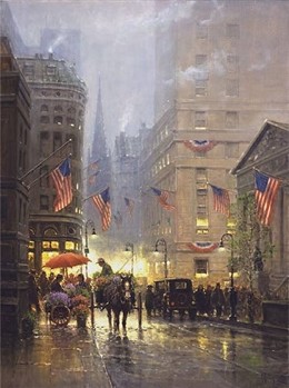 Vendors Of Dreams By G. Harvey Print  Signed And Numbered Framed by G Harvey Image is watermarked for copyright protection and is not present on the actual art work.