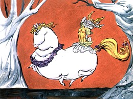 Whats Opera Doc? Giclee/canvas by Chuck Jones Image is watermarked for copyright protection and is not present on the actual art work.