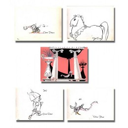 Whats Opera Doc? Layout Portfolio II by Chuck Jones Image is watermarked for copyright protection and is not present on the actual art work.