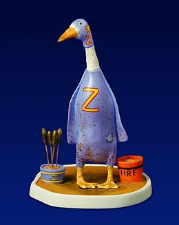 Zippo The Fire-Eater by Will Bullas Image is watermarked for copyright protection and is not present on the actual art work.