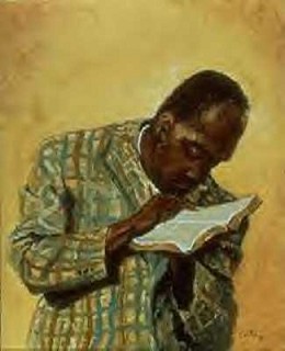 Into The Word by Ted Ellis Image is watermarked for copyright protection and is not present on the actual art work.