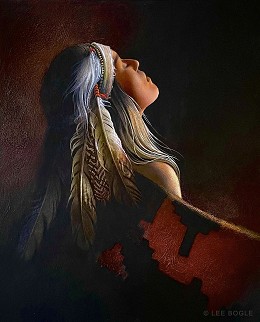 Into The Light by Lee Bogle Image is watermarked for copyright protection and is not present on the actual art work.