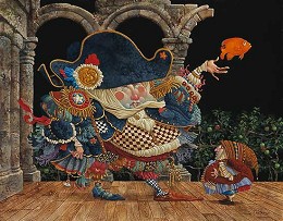 The Great Garibaldi Reg. Edition L.e.print by James Christensen Image is watermarked for copyright protection and is not present on the actual art work.