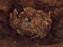 Jonah ANNIVERSARY EDITION ON by James Christensen Image is watermarked for copyright protection and is not present on the actual art work.