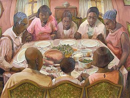 Blessings III by John Holyfield Image is watermarked for copyright protection and is not present on the actual art work.