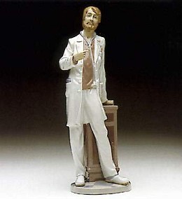 Physician by Lladro Image is watermarked for copyright protection and is not present on the actual art work.