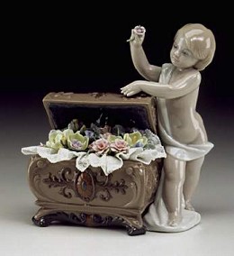 Petals Of Hope by Lladro Image is watermarked for copyright protection and is not present on the actual art work.