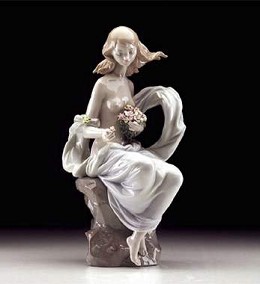 Serene Moment by Lladro Image is watermarked for copyright protection and is not present on the actual art work.