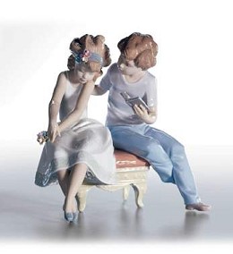A Poem For My Girl by Lladro Image is watermarked for copyright protection and is not present on the actual art work.