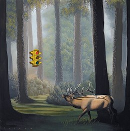 The Buck Stops Here by Robert Deyber Image is watermarked for copyright protection and is not present on the actual art work.