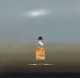 Bag Of Tricks by Robert Deyber Image is watermarked for copyright protection and is not present on the actual art work.
