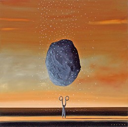 Rock Paper Scissors by Robert Deyber Image is watermarked for copyright protection and is not present on the actual art work.