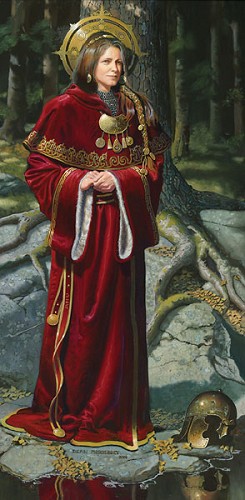 Danu of the Celts by Dean Morrisey Image is watermarked for copyright protection and is not present on the actual art work.