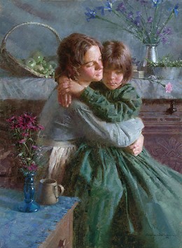 Sisters Artist Proof by Morgan Weistling Image is watermarked for copyright protection and is not present on the actual art work.