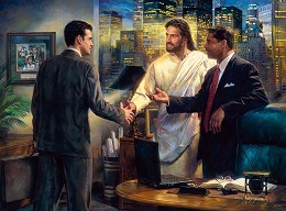The Senior Partner by Nathan Greene Image is watermarked for copyright protection and is not present on the actual art work.
