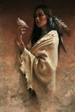 Peace by Lee Bogle Image is watermarked for copyright protection and is not present on the actual art work.