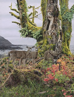 Autumn Front by Rod Frederick Image is watermarked for copyright protection and is not present on the actual art work.