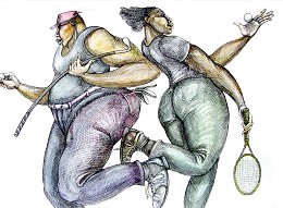 Small Balls I by Charles Bibbs Image is watermarked for copyright protection and is not present on the actual art work.