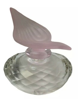 Swarovski Rose Flacon Perfume Bottle by Swarovski Crystal Image is watermarked for copyright protection and is not present on the actual art work.