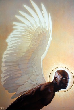 The Watcher by Thomas Blackshear Image is watermarked for copyright protection and is not present on the actual art work.