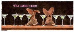 The Hare Club... by Will Bullas Image is watermarked for copyright protection and is not present on the actual art work.