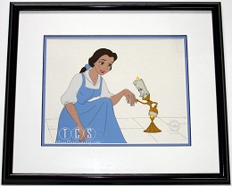 Beauty And The Beast Enchanted by WDCC Disney Classics Image is watermarked for copyright protection and is not present on the actual art work.