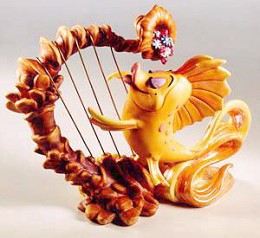The Little Mermaid Carp Classical Carp by WDCC Disney Classics Image is watermarked for copyright protection and is not present on the actual art work.