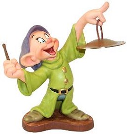 Snow White Dopey Dopey by WDCC Disney Classics Image is watermarked for copyright protection and is not present on the actual art work.