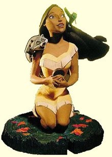 Pocahontas Listen To Your Heart by WDCC Disney Classics Image is watermarked for copyright protection and is not present on the actual art work.
