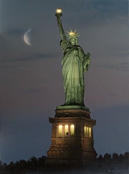 A Beacon Of Hope By Rod Chase Print  Signed And Numbered by Rod Chase Image is watermarked for copyright protection and is not present on the actual art work.