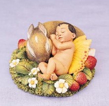 Snuggle Bunnies by Ami Blackshear Image is watermarked for copyright protection and is not present on the actual art work.