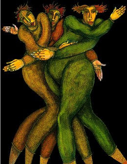 Insync by Charles Bibbs Image is watermarked for copyright protection and is not present on the actual art work.