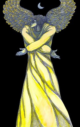 Angel Of Light Giclee by Charles Bibbs Image is watermarked for copyright protection and is not present on the actual art work.
