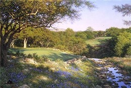 Evening Shadows By Larry Dyke Print  Signed And Numbered by Larry Dyke Image is watermarked for copyright protection and is not present on the actual art work.