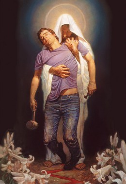 Forgiven Limited Edition Print by Thomas Blackshear II Image is watermarked for copyright protection and is not present on the actual art work.
