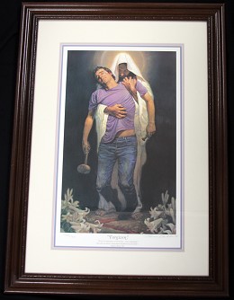 Forgiven Limited Edition Framed by Thomas Blackshear II Image is watermarked for copyright protection and is not present on the actual art work.
