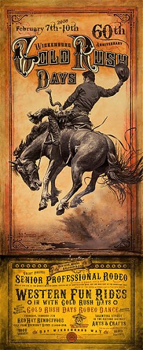 Gold Rush Days Limited Edition Print by Bob Coronato Image is watermarked for copyright protection and is not present on the actual art work.